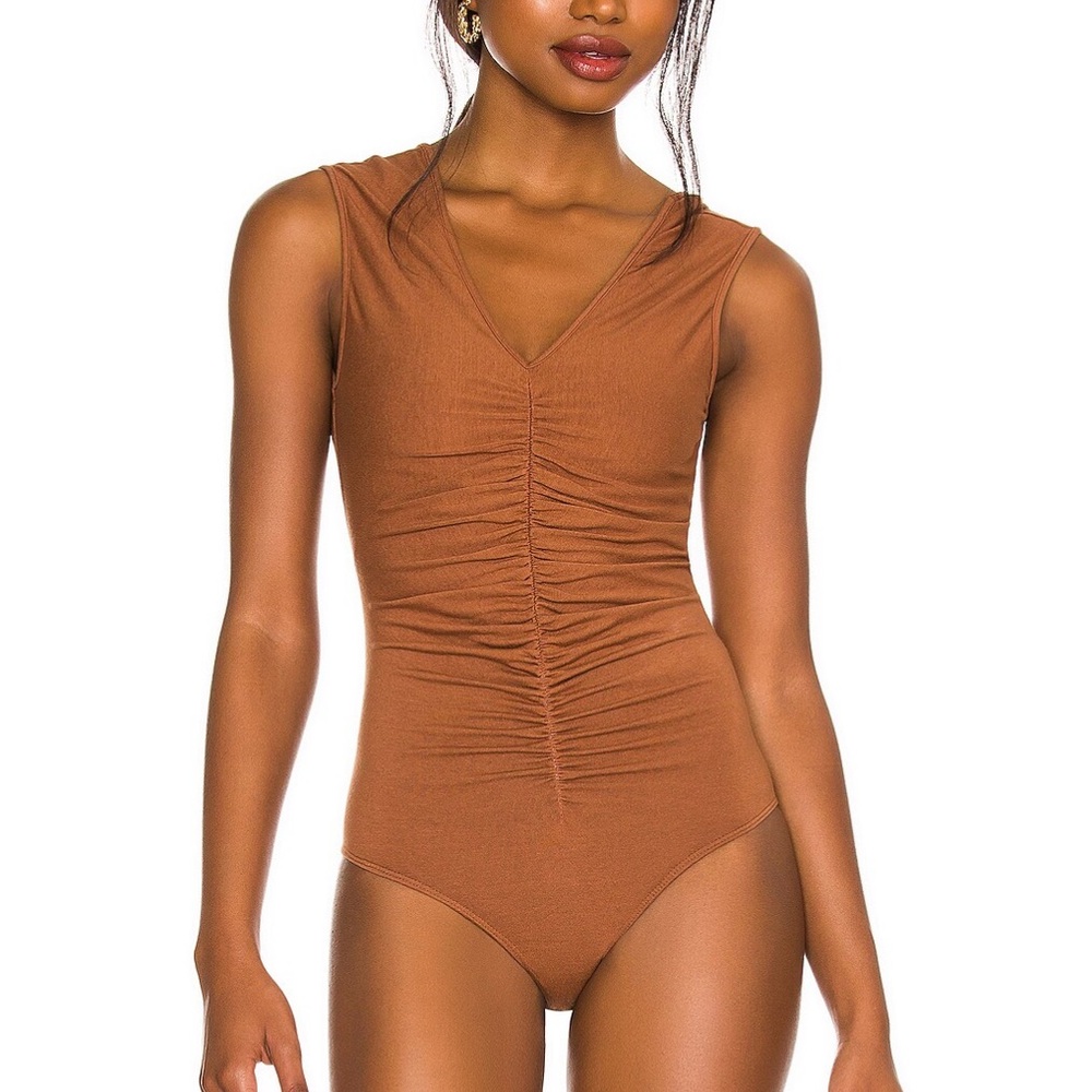 AGOLDE Ruched Bodysuit